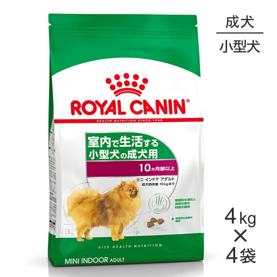 【4kg×4袋】ロイヤルカナン ミニインドアアダルト(犬・ドッグ) [正規品]｜sweet-pet