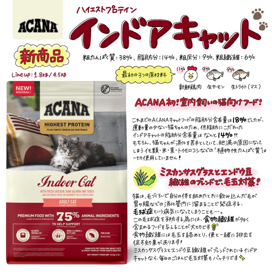 ACANA（アカナ） 【4.5kg×2袋】アカナ ハイエストプロテイン インドア