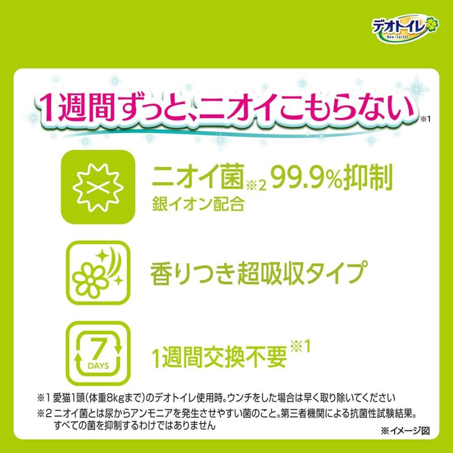 デオトイレ 【16枚×12袋】ユニ・チャーム 複数ねこ用 ふんわり香る 消