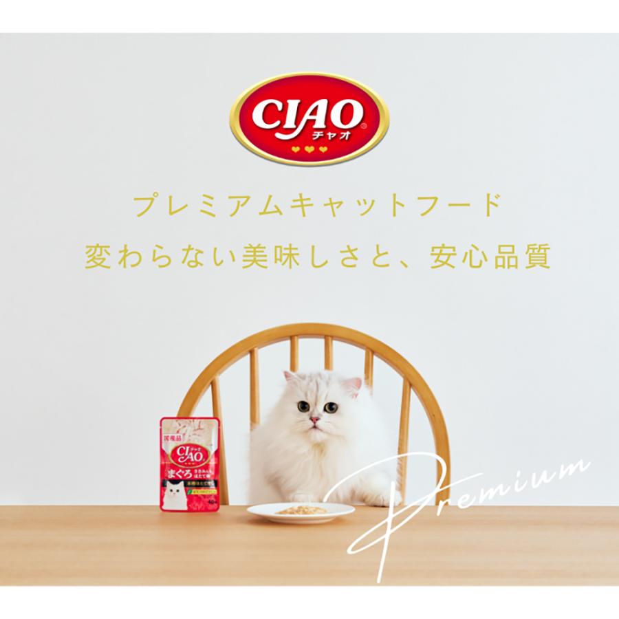 【(40g×8袋)×12箱】いなば CIAO パウチ グレインフリーバラエティ ウェット (猫・キャット)_4