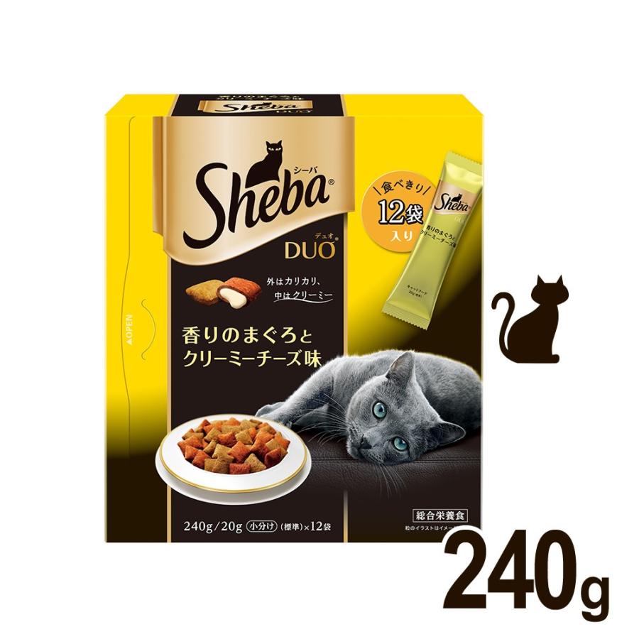 シーバ デュオ 成猫用 香りのまぐろとクリーミーチーズ味 240g She0006du スイートペットプラス 通販 Yahoo ショッピング