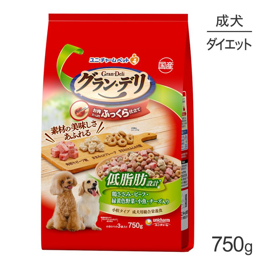 グラン・デリ ユニ・チャーム ふっくら仕立て 低脂肪 成犬用 鶏ささみ