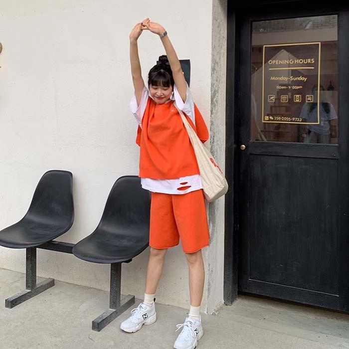 ベスト ショートパンツ2pセットアップ 上下セット レディース トップス ベスト ボトムス パンツ ハーフパンツバミューダーパンツ コーデセット Sweet Pocket 通販 Yahoo ショッピング