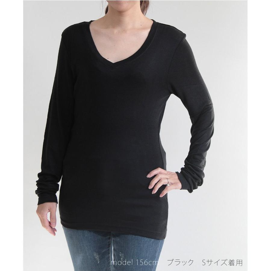 あったかインナー スムース レディース ヒートテック トップス 防寒カットソー 長袖 ロンt 極暖 Sweet Sheep 通販 Yahoo ショッピング