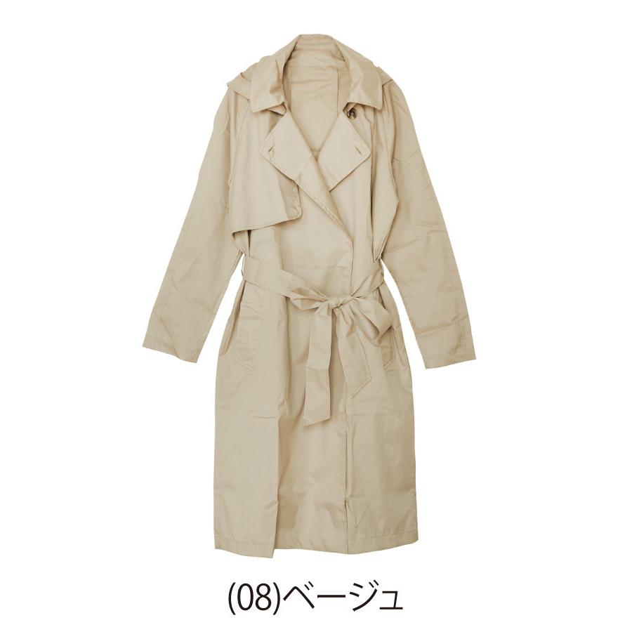 花子伊太利屋　トレンチコート ベージュ ピンク　レインコート レインコート レディース レインウェア かっぱ 雨具 おしゃれ 用