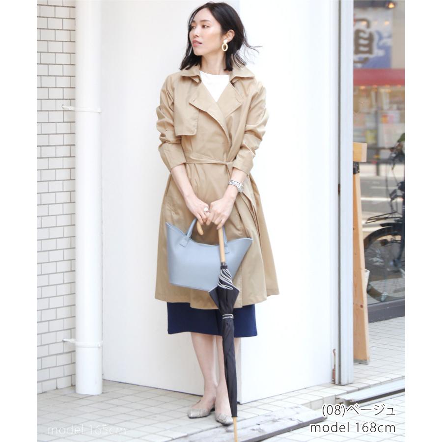 レインコート レディース おしゃれ 大人 かわいい 豪華な 可愛い トレンチ ロング 通勤通学 自転車 30代 40代 カッパ 梅雨 フード付き 雨具 はっ水 撥水加工 収納袋付