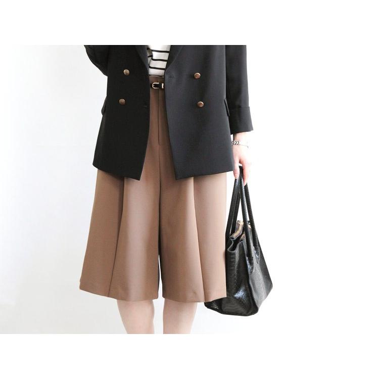 パンツ キュロット ボトムス レディース 秋 冬 30代 40代 ママ  