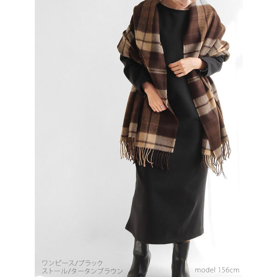 ワンピース レディース 裏起毛 あったか セット 2点セット 福袋 大きいサイズ ストール 大判 ゆったり 30代 40代 ママ コーディネート Sweet Sheep レディース フォーマル 通販 Yahoo ショッピング