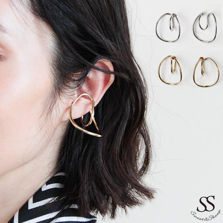 イヤーカフ アクセ アクセサリー レディース メタル ゴールド シルバー 開けない 30代 40代 ママ 大人 上品 Sweet Sheep 通販 Yahoo ショッピング