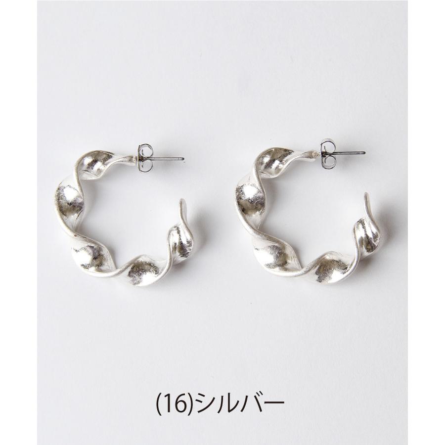 ピアス レディース ゴールド シルバー フープピアス おしゃれ デザイン ねじり アクセ シンプル 大人 上品 可愛い かわいい きれいめ プレゼント 30代 40代 Sweet Sheep 通販 Yahoo ショッピング