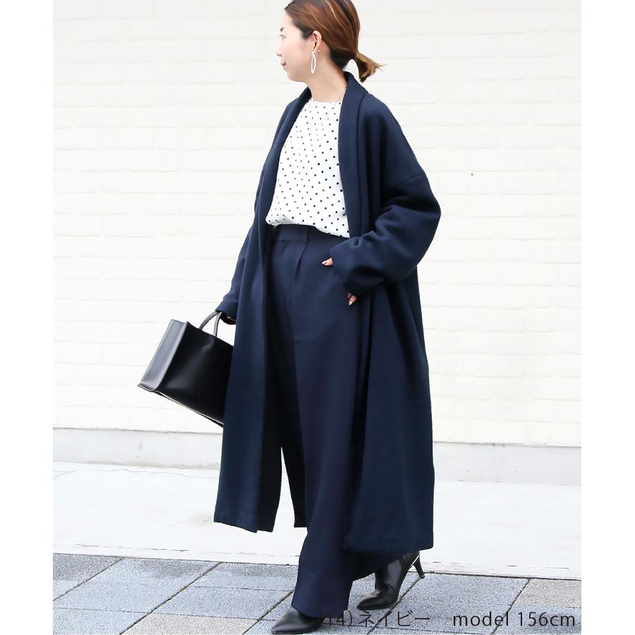 コーディガン レディース ロング丈 ニット カーディガン 秋 冬アウター