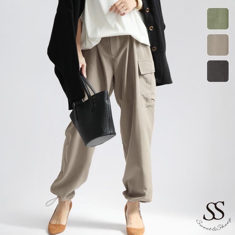 パンツ ボトムス レディース 夏 春 カーゴパンツ ジョグパンツ ジョガー 大人 カジュアル かっこいい きれいめ おしゃれ こなれ感 とろみ 美脚 30代 40代 50代 Sweet Sheep レディース フォーマル 通販 Yahoo ショッピング