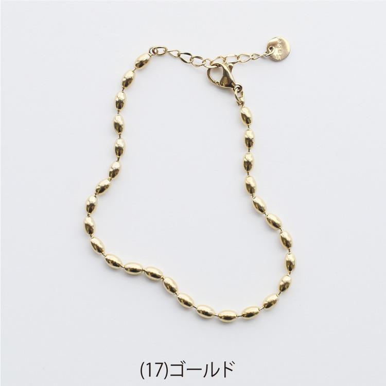 アクセサリー ブレスレット レディース アクセ 14Kゴールドカラー 316L 