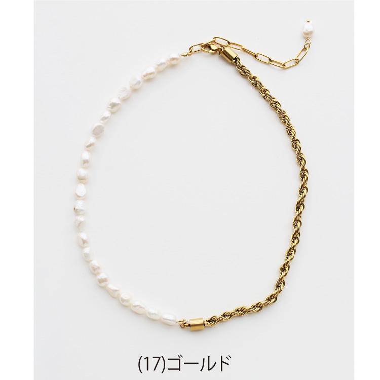 ネックレス レディース ステンレス 14k 14Kゴールドメッキ 金属