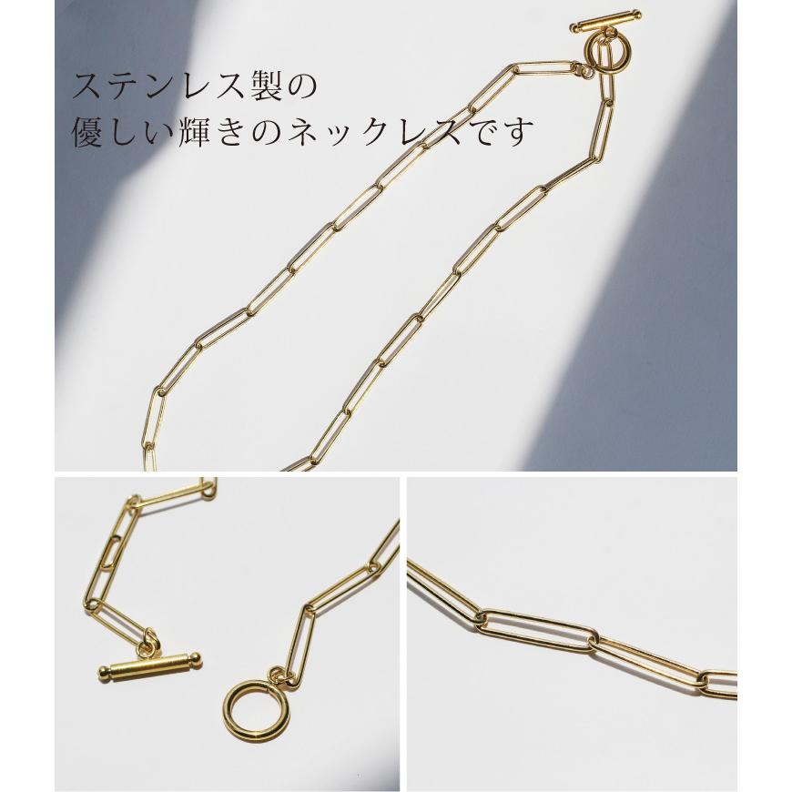ネックレス アクセ アクセサリー 夏 ジュエリー ステンレス 18k 18K