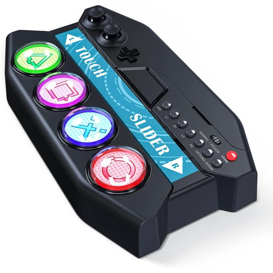 喜ばれる誕生日プレゼント Dx Tone Future Diva Project 初音ミク 専用ミニコントローラー 遅延 ミニアケコン Ps4コントローラー Ps4 For その他pc用ゲームコントローラー