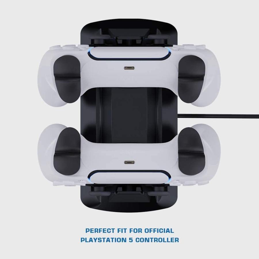 超歓迎 Pc用ゲームコントローラー Gamesir Ps5コントローラー充電器 急速充電アダプター 過充電防止 Playstation 5ゲームパッド専用 充電ステーションドック デュア Www Threeriversofs Com