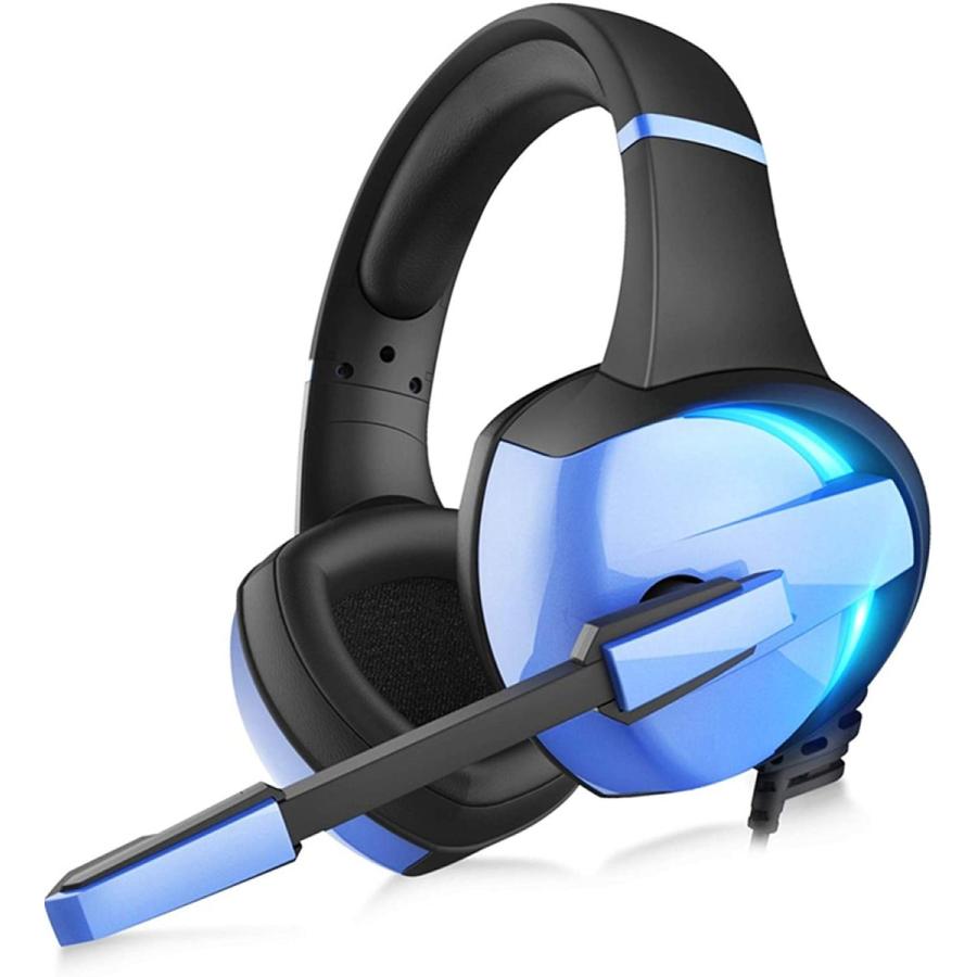 虹色 Led ゲーミングヘッドセット Ps4 ヘッドセット Gm 7 Led マイク付き 有線 軽量 通気 ノイズキャンセリング ゲーミングヘッ T67hi8wjqo パソコン周辺機器 Givefeels Com