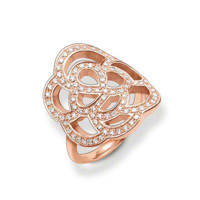Thomas Sabo 指輪 レディース トーマス・サボ THOMAS SABO ローズ バラ 