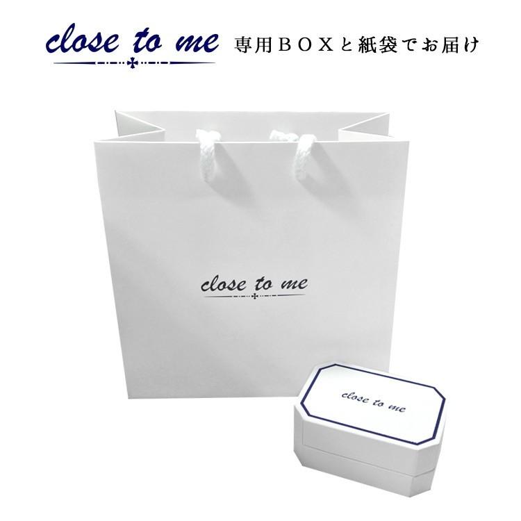 close to me（クロストゥーミー） ペアネックレス スワロフスキー