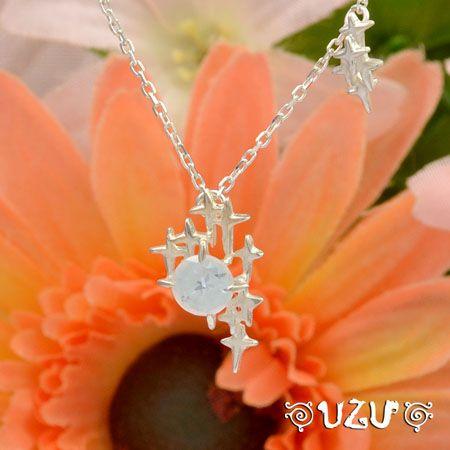 UZU ウズ ネックレス レディース アクセサリー シルバー 925 白仕上げ 