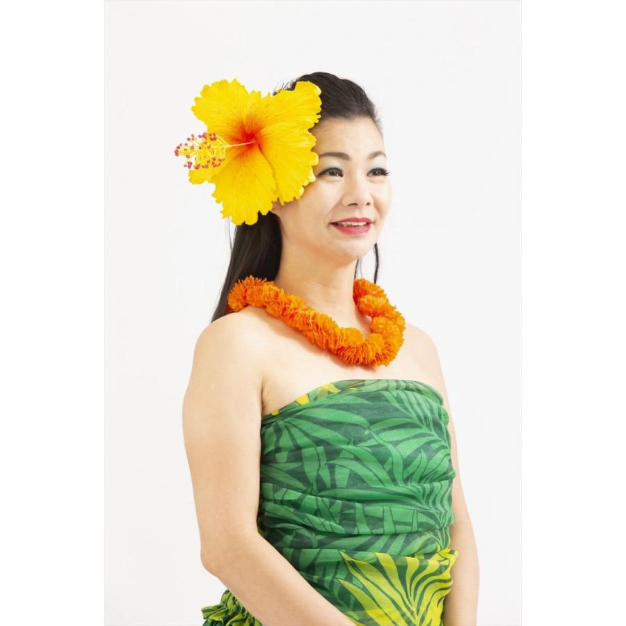 オーガンジーセットアップ OST-07 green 受注生産 ドレス（ムームー） 