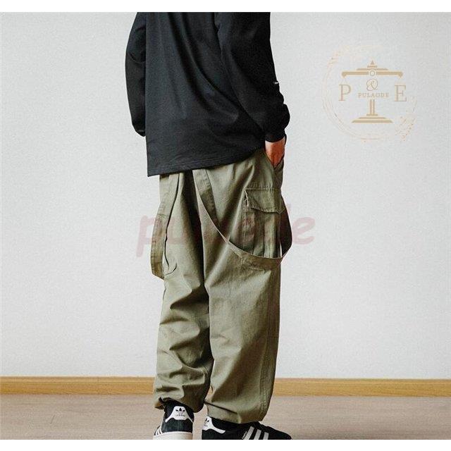 カーゴパンツ メンズ ミリタリー ワークパンツ 大きいサイズ 春 夏 秋 カジュアル ボトムス イージーパンツ ワイドパンツ