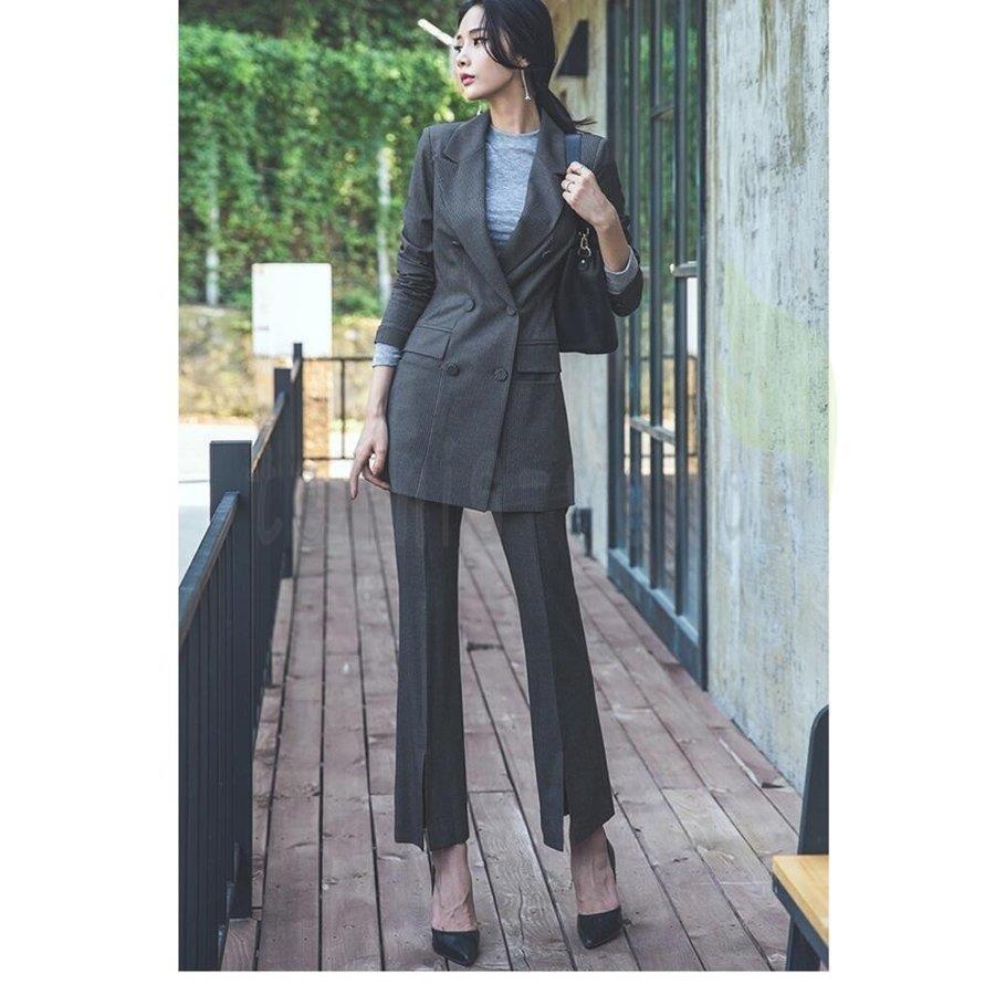 21福袋 ダブルボタン ビジネススーツ 参観日 レディース 通勤 セレモニースーツ 発表会 セットアップ パンツスーツ 女子会 卒業式 お宮参り 上品 入園式 七五三 スーツ フォーマル