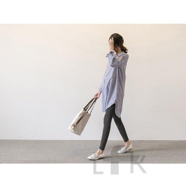 限定special Price レディース マタニティーワンピース 春夏 長袖 きれいめ 膝丈ワンピース シャツ ボーダー柄 Vネック ロング丈シャツ マタニティー ワンピ 妊婦服 カジュアル Materialworldblog Com