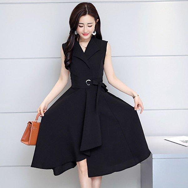 ワンピース レディース 30代40代 春秋 きれいめ マキシ丈ワンピース Vネック 黒ワンピース 長袖 Aライン 結婚式ドレス 通勤 ロング 大人 上品 オフィス 完成品