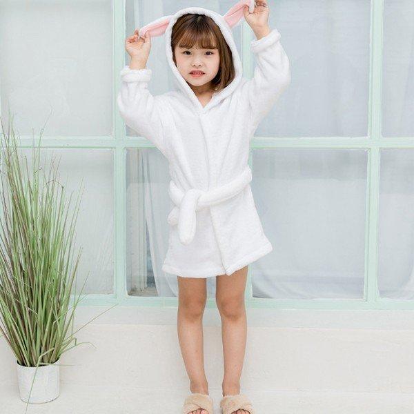 子供 パジャマ 女の子 アップ 前開き ワンピース ルームウェア 秋冬 部屋着 キッズパジャマ 可愛い もこもこ 厚手 子供服 2色選択 秋冬新品 直営限定アウトレット