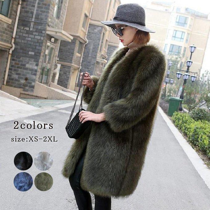 コート アウター 変革のパワーを授ける 願望成就 ファーコート レディース 毛皮コート フォックス ロッグコート おしゃれ 上着 暖かい 秋冬 防寒 お洒落 レディースファッション Rewwjcttvn Www Shahjahanmosque Org Uk