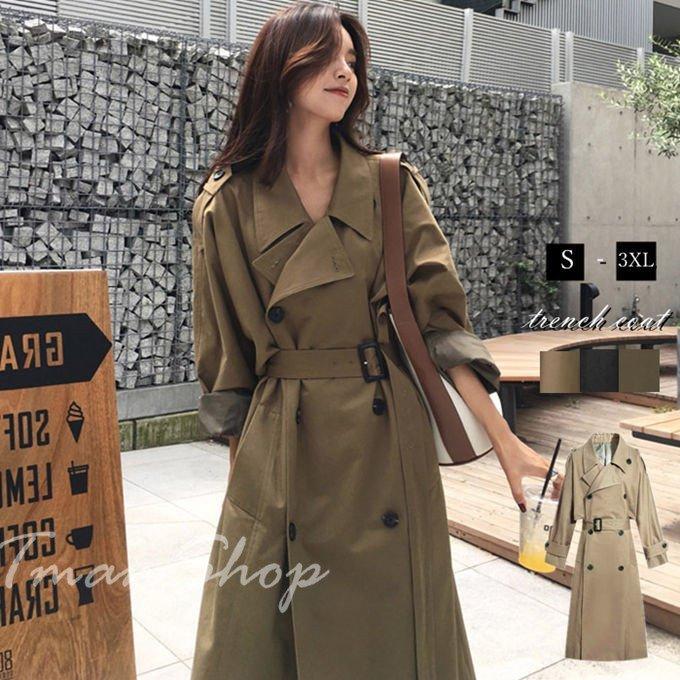 ロングコート レディース アウター ジャケット スプリングコート ライトアウター 長袖 大きいサイズ ゆったり カジュアル ビジネス 卒園式 通勤 おしゃれ 春秋 17人気の