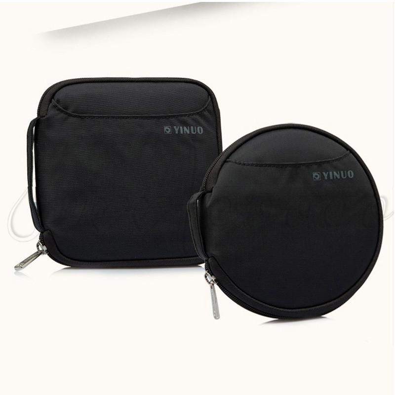 受賞店舗 Dvdケース Cdケース ディスクケース 32枚収納可能 円形 スクエア フルオープンファスナー付 防水性 保護 持ち運び 車 旅行 ディスク収納 おしゃれ 送料無料