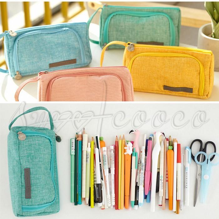 ペンケース ペンポーチ 大容量 いっぱい入る メンズ レディース 筆箱 筆入れ 小物入れ 男女兼用 キャンバス 文房具 人気 おしゃれ 送料無料 Spc002 スウィートコッコ 通販 Yahoo ショッピング