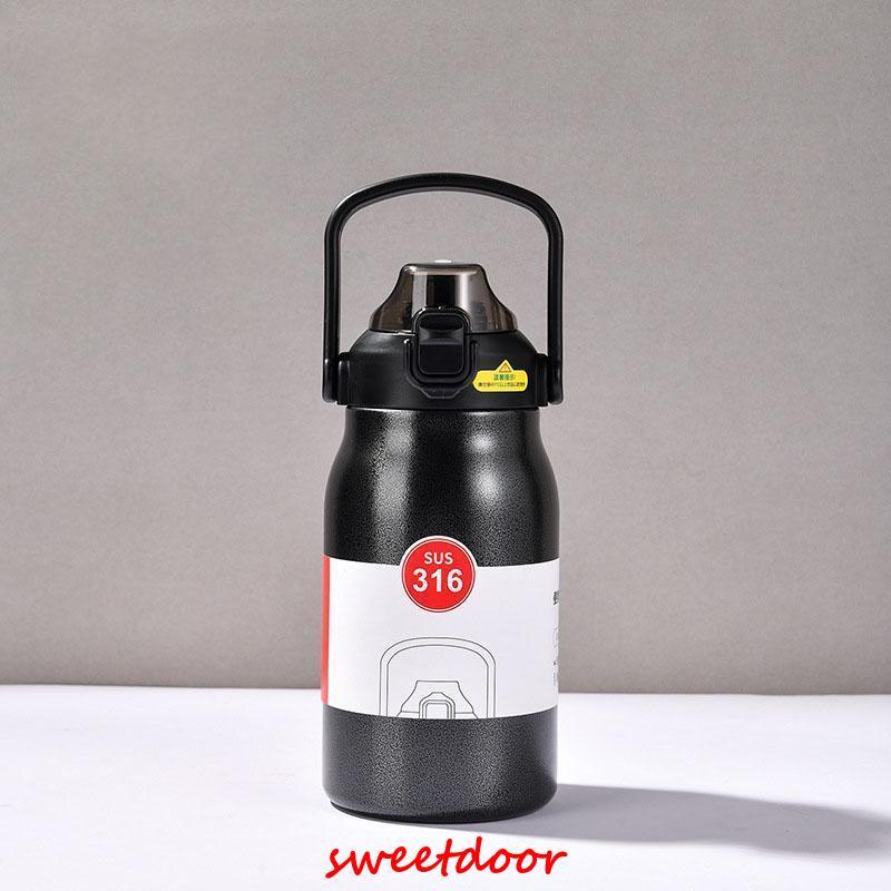 キッズ 水筒 800/1000/1300ml ストロー 直飲み 316ステンレス