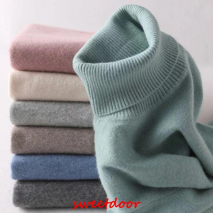 セーター ニット メンズ 長袖 タートルネック プルオーバー 無地 厚手