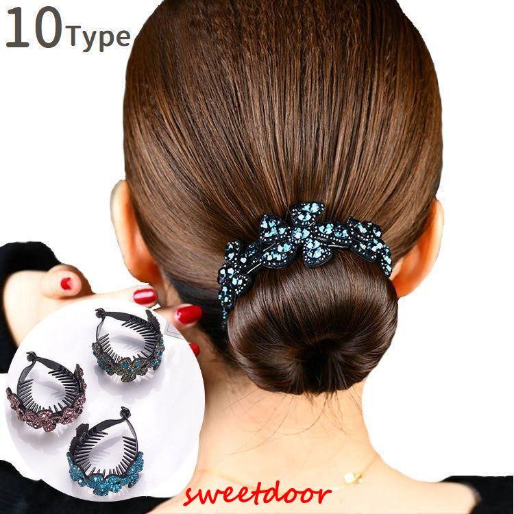 ヘアクリップ テールクリップ レディース 髪留め 髪飾り ヘア