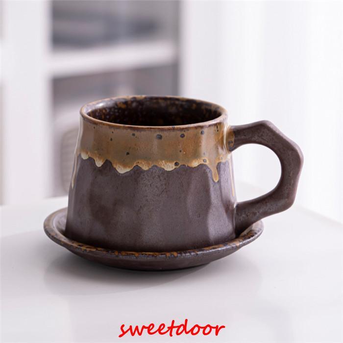 コーヒーカップ 窯変 マグカップ ソーサー付き 陶磁器 ティーカップ