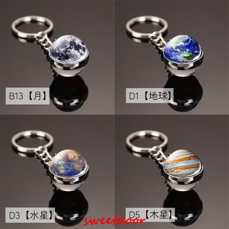 エジプト　太陽神ホルス　ガラス　キーホルダー　キーチャーム　スワロフスキー®︎ 宇宙キーホルダー キーホルダー 雑貨 球形 太陽系 銀河 カラフル