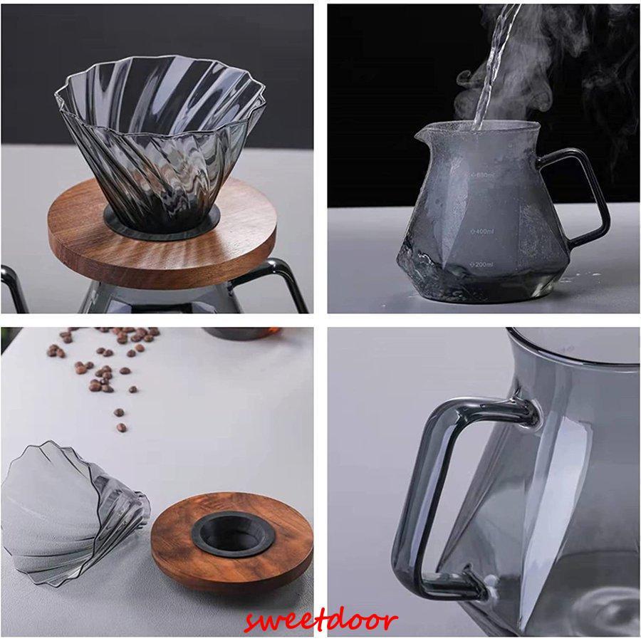 コーヒードリッパー コーヒードリッパーセットコーヒーサーバー 木製