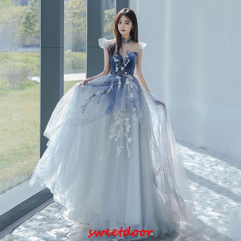 カラードレス・プリンセスライン♡水色・演奏会・コンサート・結婚式 カラードレス・プリンセスライン♡水色・演奏会・コンサート・結婚式
