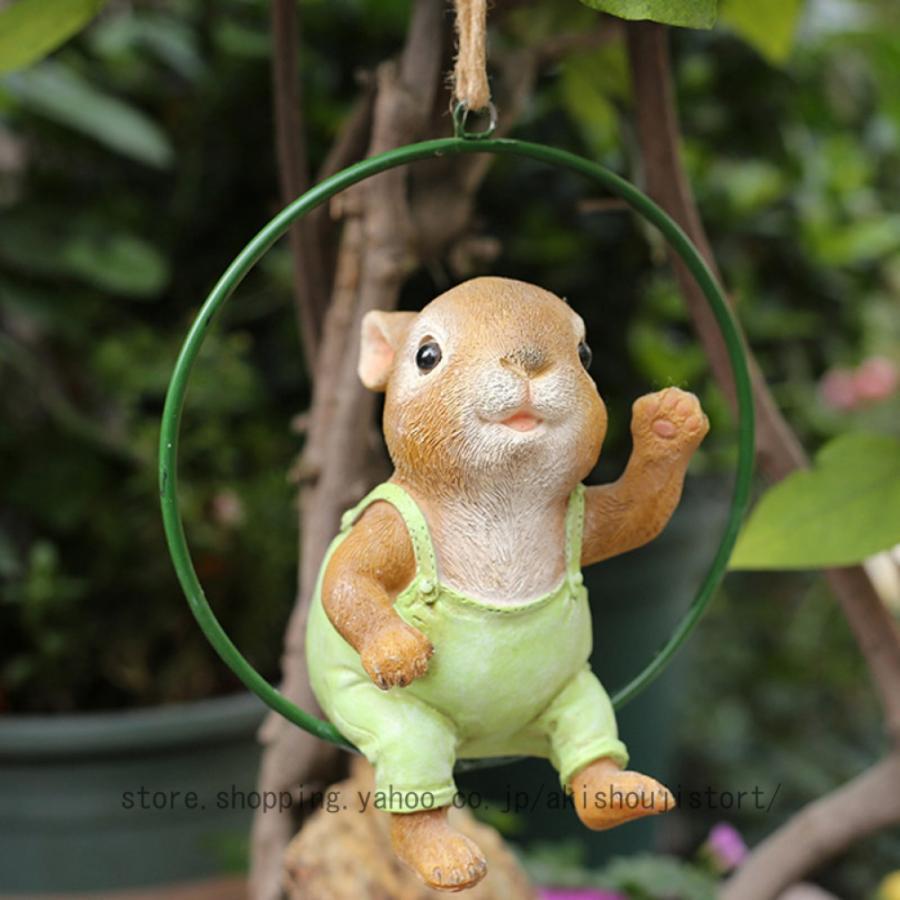 屋外ガーデン装飾 吊り下げ装飾 カラフル ユラユラ 樹脂工芸品 吊り