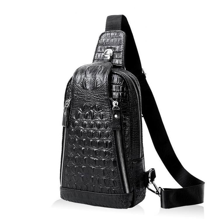 ボディバッグ メンズ 本革 2way 縦型 斜め掛け ショルダーバッグ