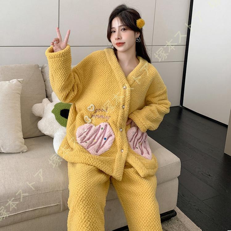 もこもこ パジャマ 大きいサイズ レディース ルームウェア 上下