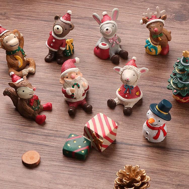 クリスマス　サンタクロース　置物　イルミネーション　アンティーク 光るサンタクロース ホワイト アンティーク サンタクロース 置物