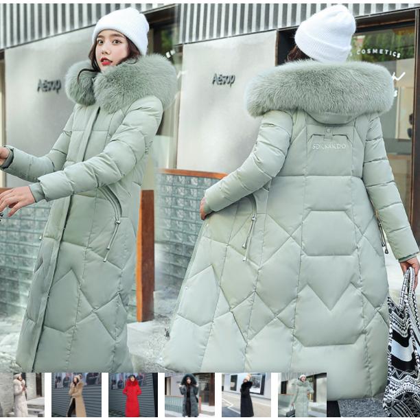 中綿コート レディース キルティングコート ファー付き コート フード