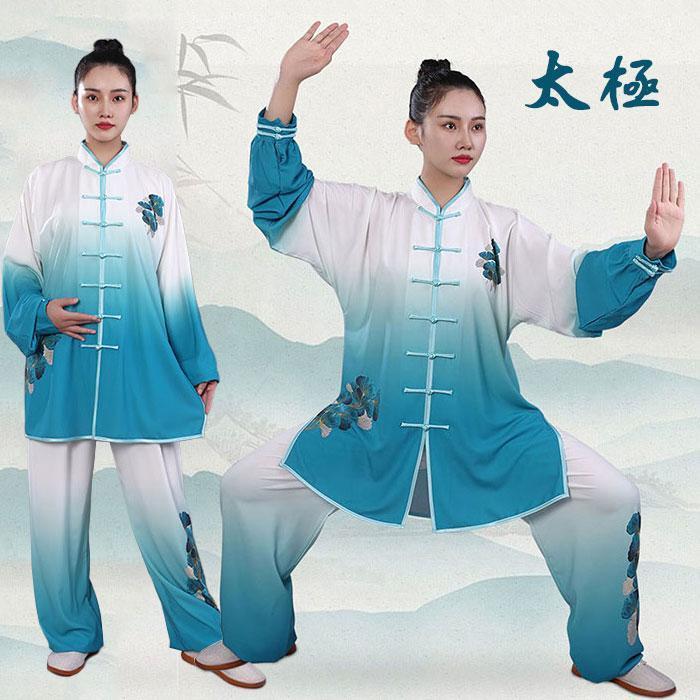 太極拳専用服 男女兼用 太極拳 ウェア 新作 上下セット 太極拳服