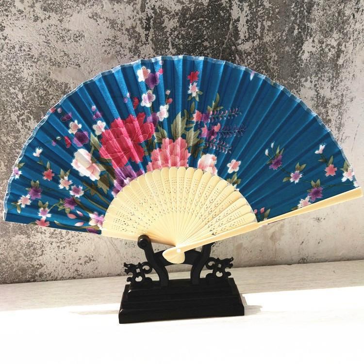 昭和レトロ】ヴィンテージ扇子 折りたたみうちわ 鳥梅 コンパクト 2個