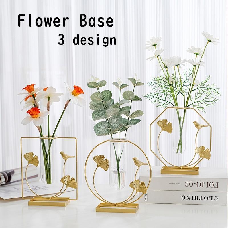 フラワーベース 花瓶 花びん フラワースタンド ワイヤーフレーム